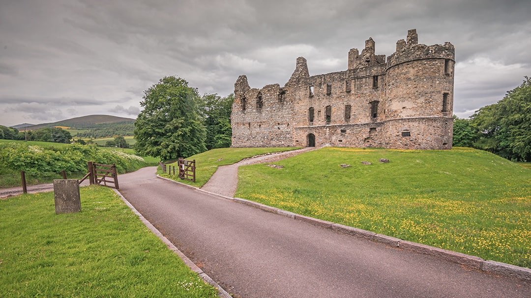 Balvenie Castle in the Cairngorms