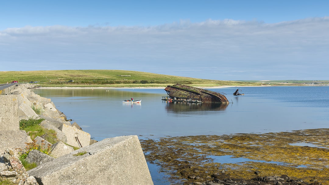 The SS Reginald blockship at barrier no.3