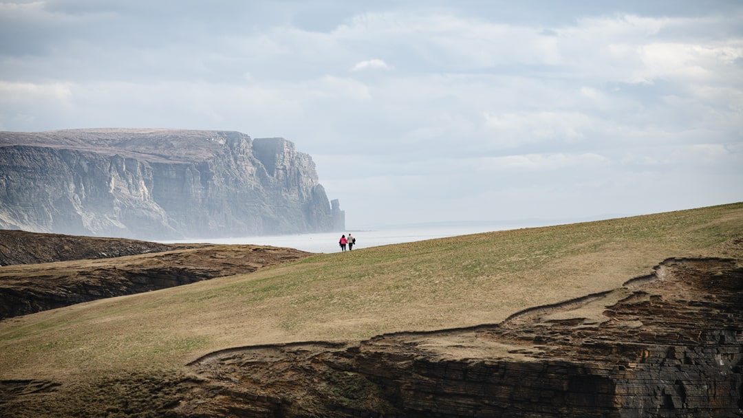 A beautiful view from Yesnaby, with Hoy in the distance