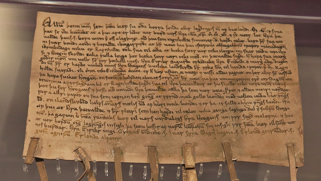 Shetland's oldest document dating to 1299