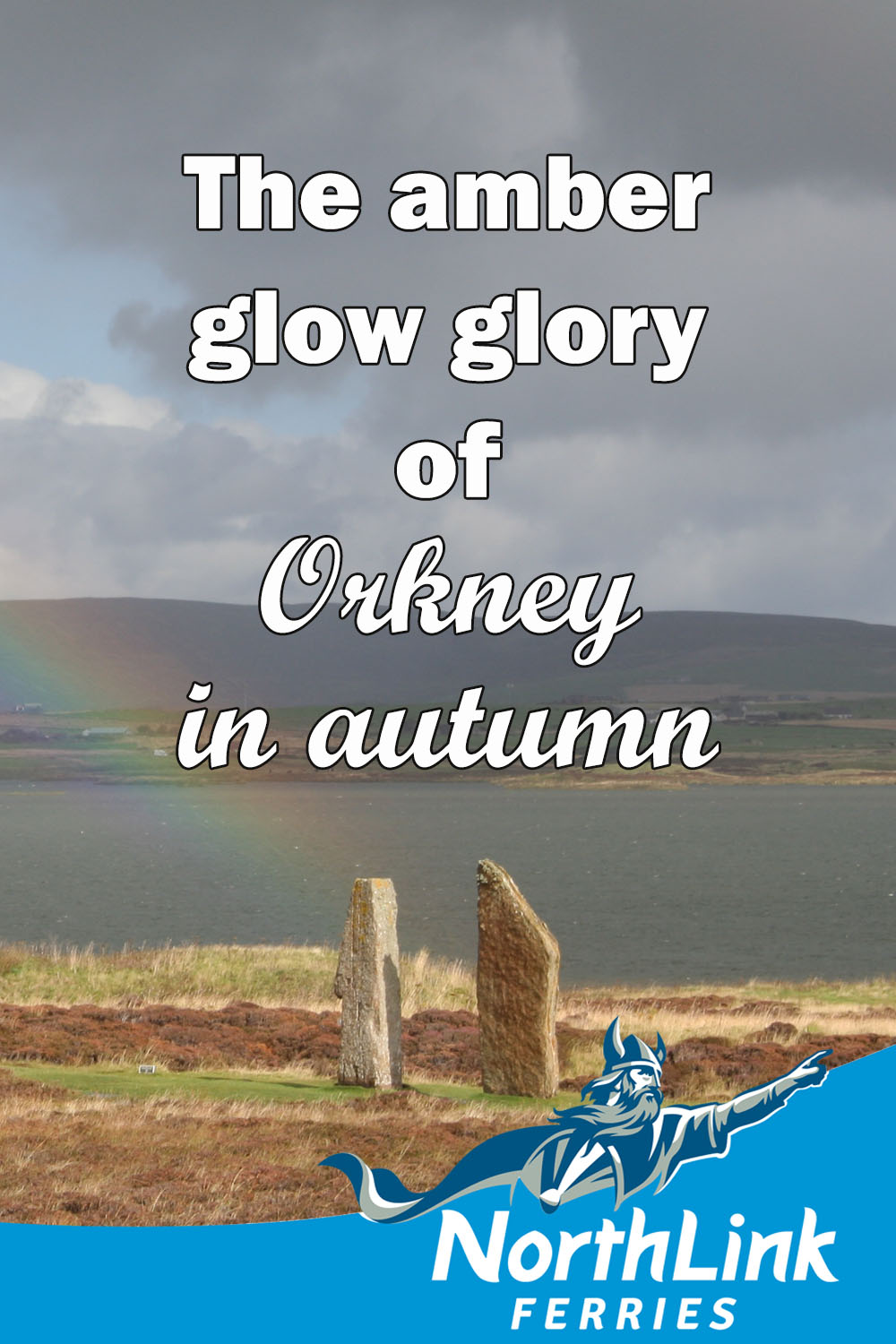 The amber glow glory of Orkney in autumn