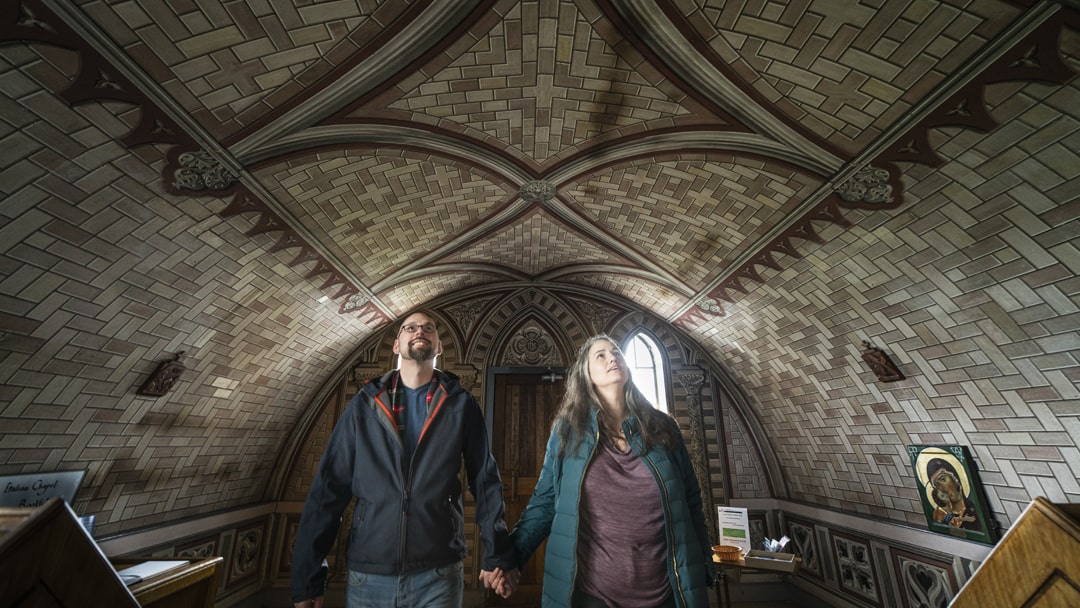 The beautiful Italian Chapel interior