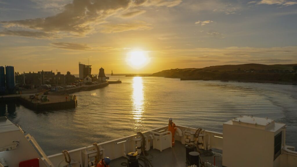 Arriving in Aberdeen