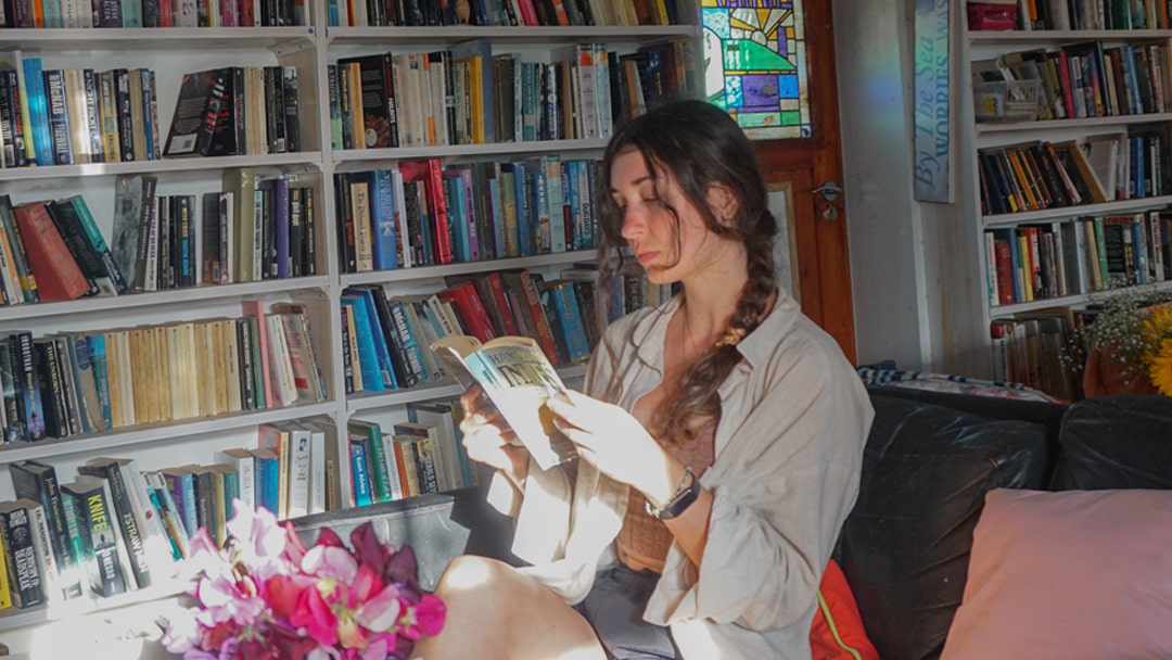 Betty's Reading Room next to Tingwall Pier