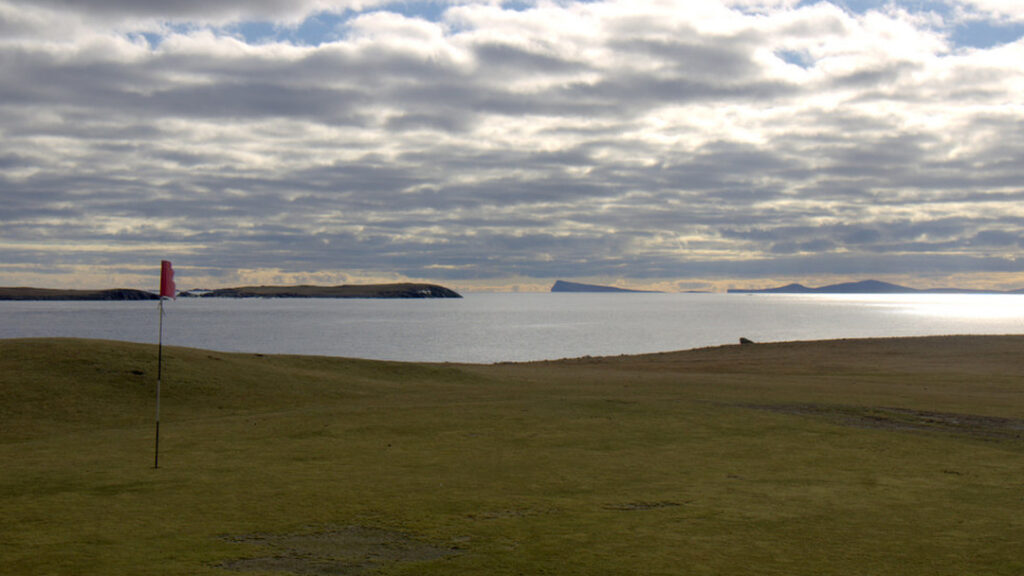 Outermost green on the Skaw Golf Course, Whalsay