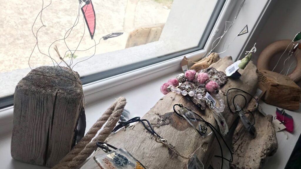 A selection of Jewellery created by members of the Craft Hub