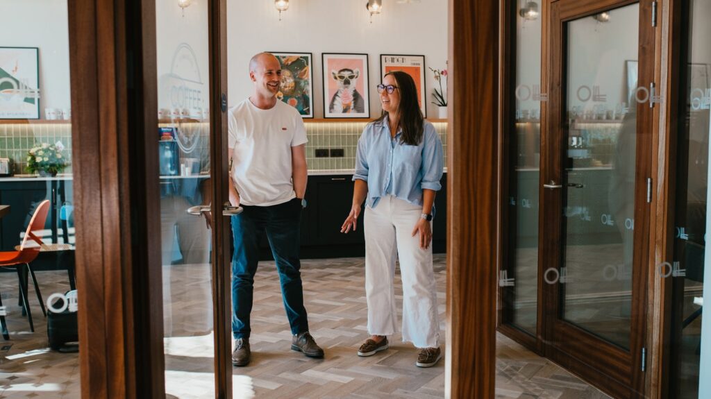 Calvin Cooper Founder and Lorraine Nicolson Community Manager