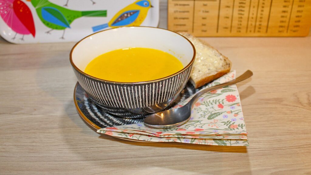 Carrot and Ginger soup recipe