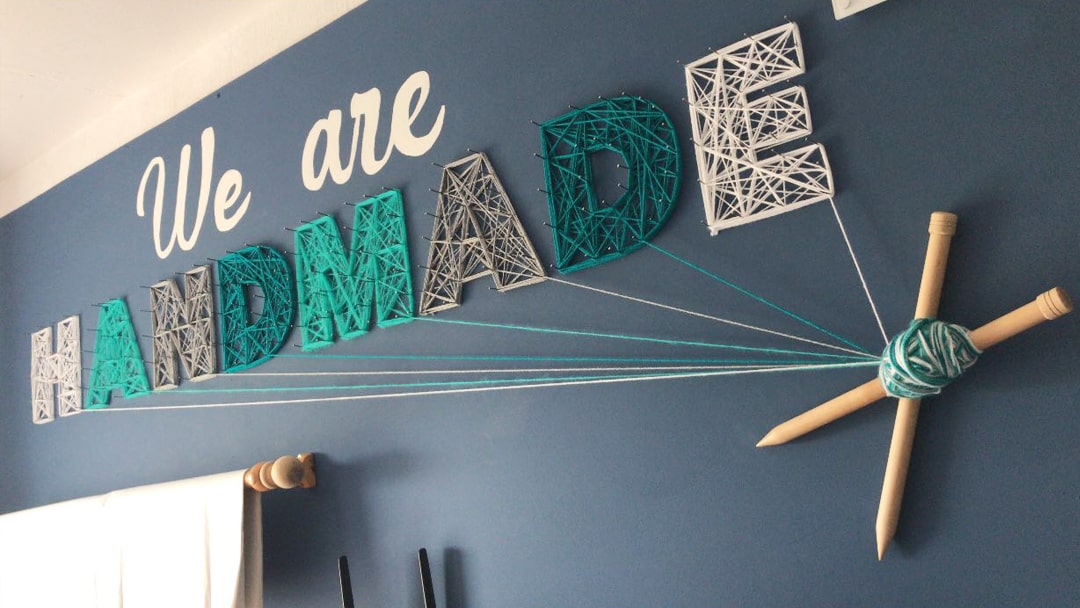 Creative sign inside the Community Hub