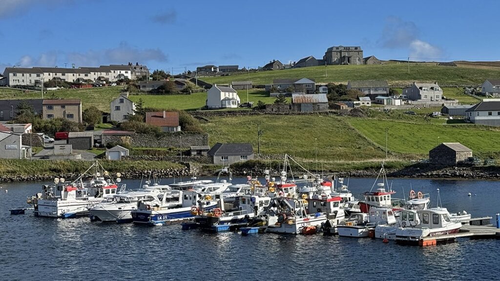 Harbour views on Whalsay, Shetland
