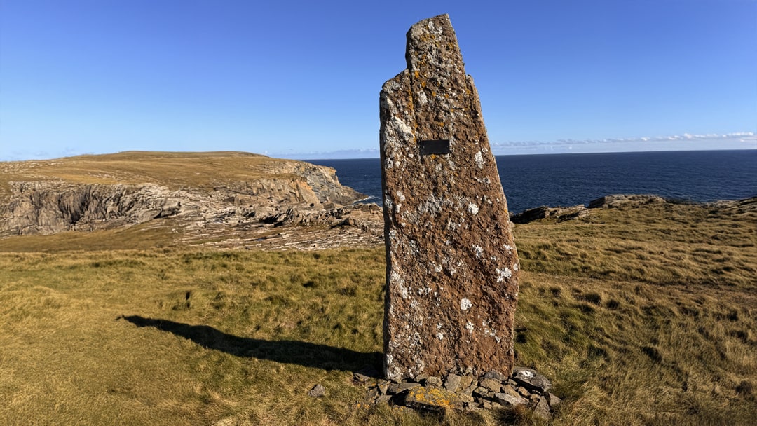 Memorial by Tomb of the Eagles