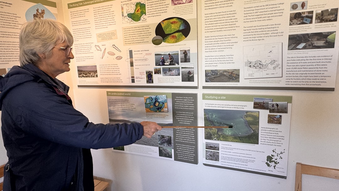 On tour at the Tomb of the Eagles