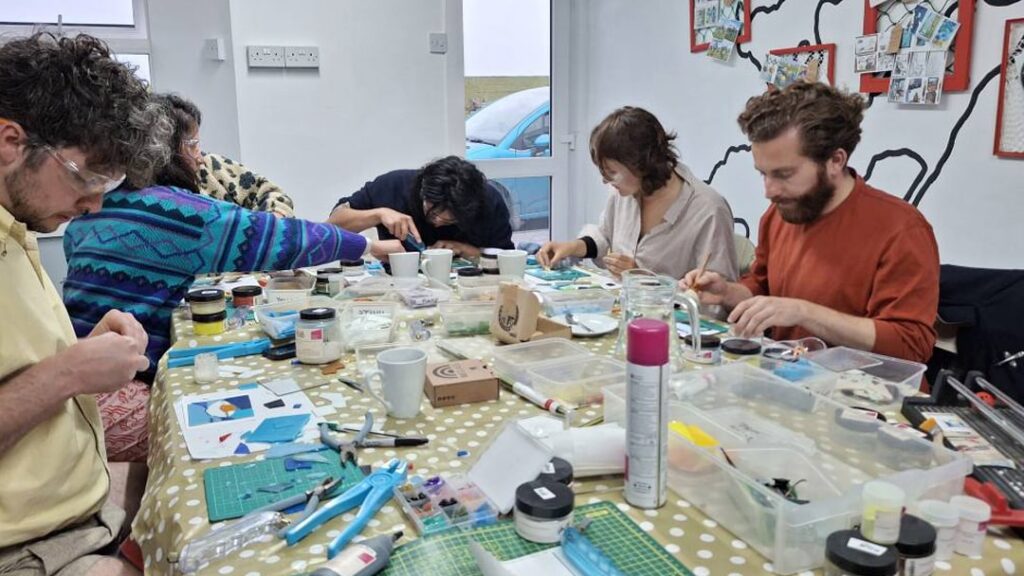 One of the workshops the Community Hub runs