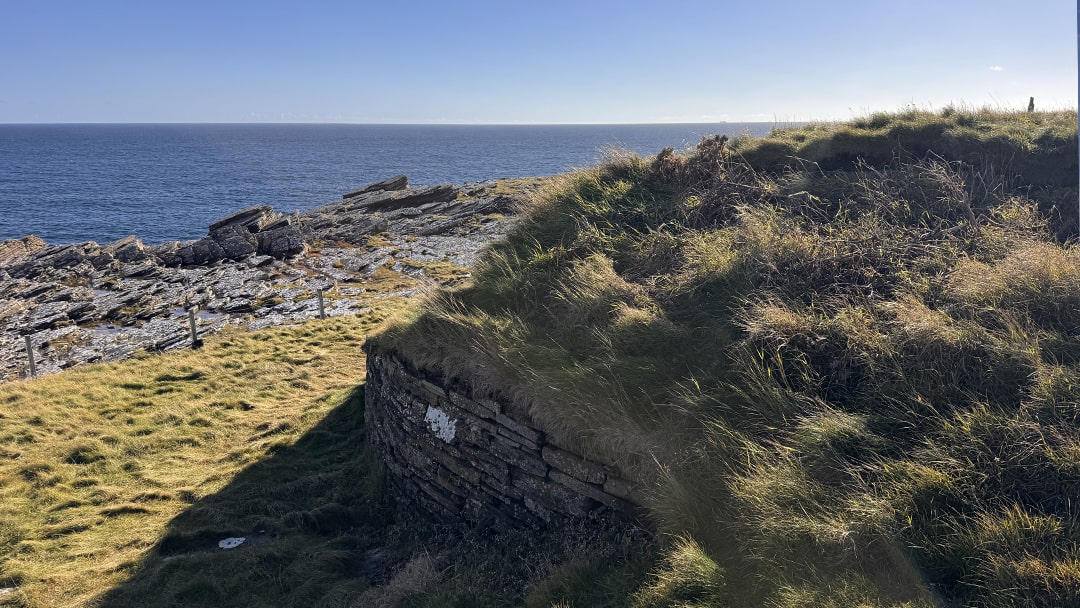 Outside the Tomb of the Eagles