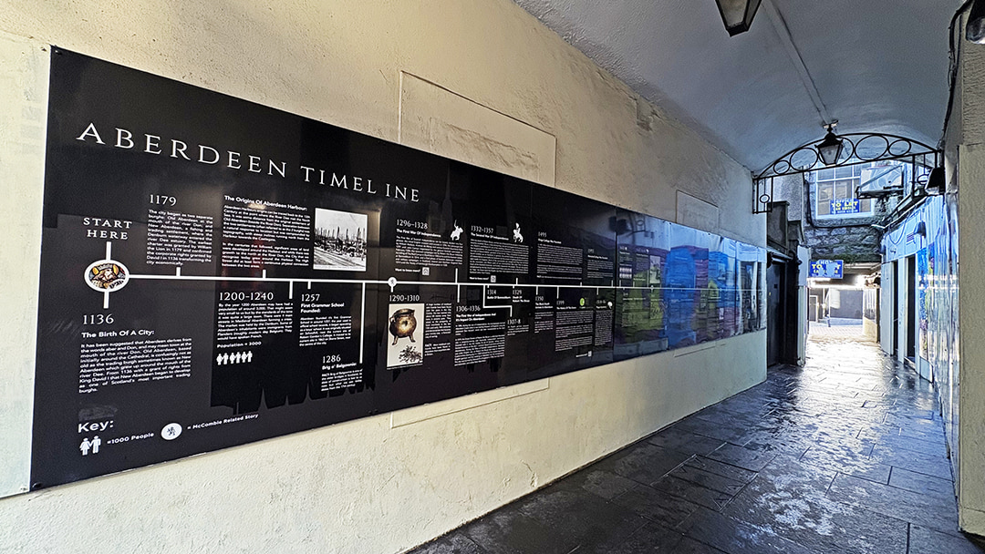 The Aberdeen Timeline within McCombie's Court
