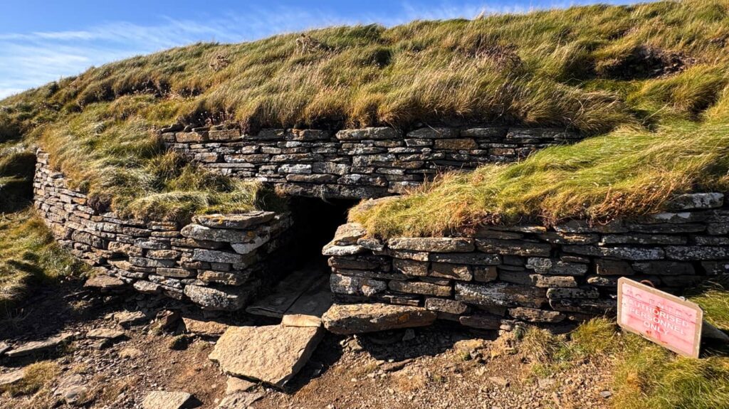 The Tomb of the Eagles entrance