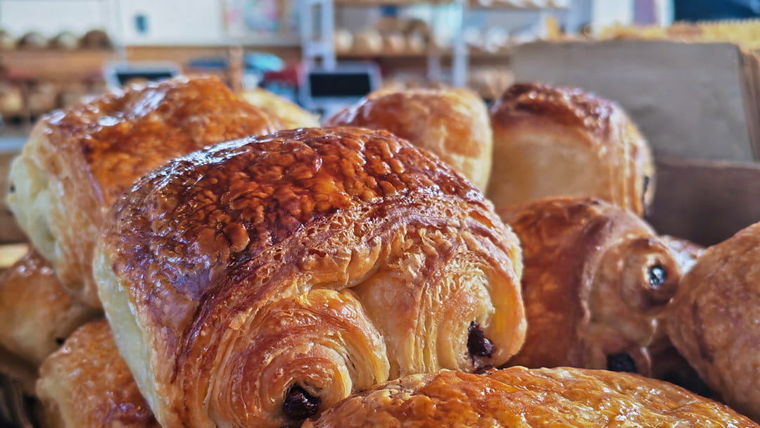 Freshly baked pastries at the Bigton Weekend Bakery
