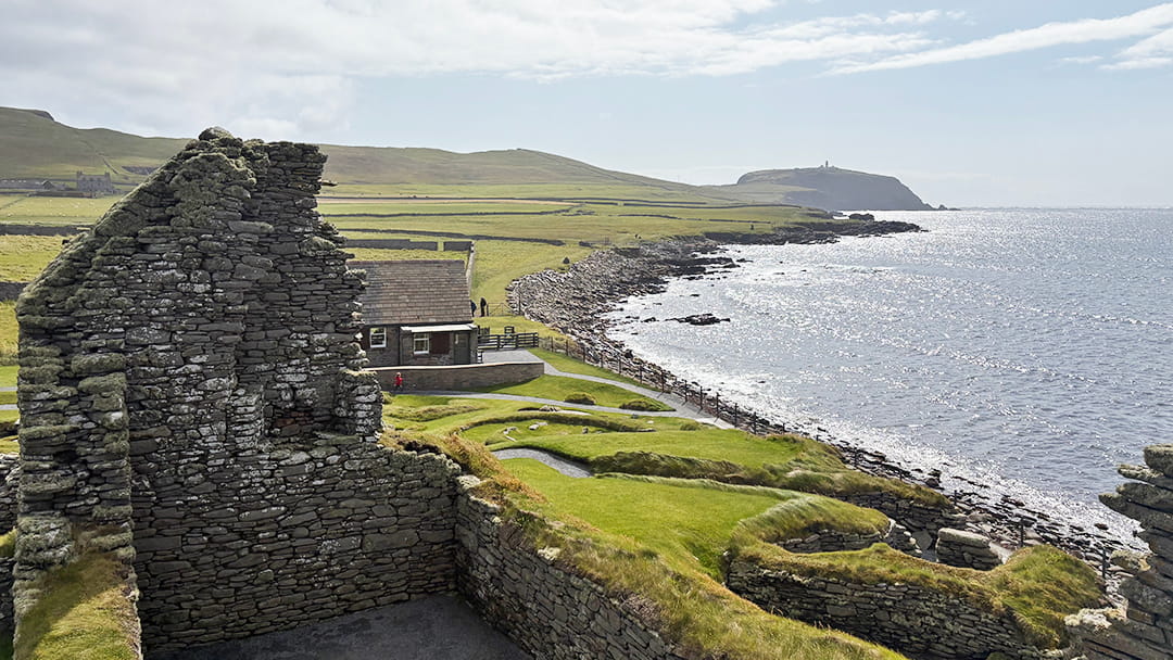 Looking across to Sumburgh Head from Jarlshof