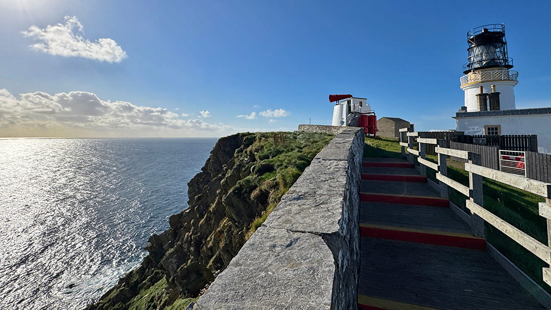 The view from Sumburgh Head Lighthouse