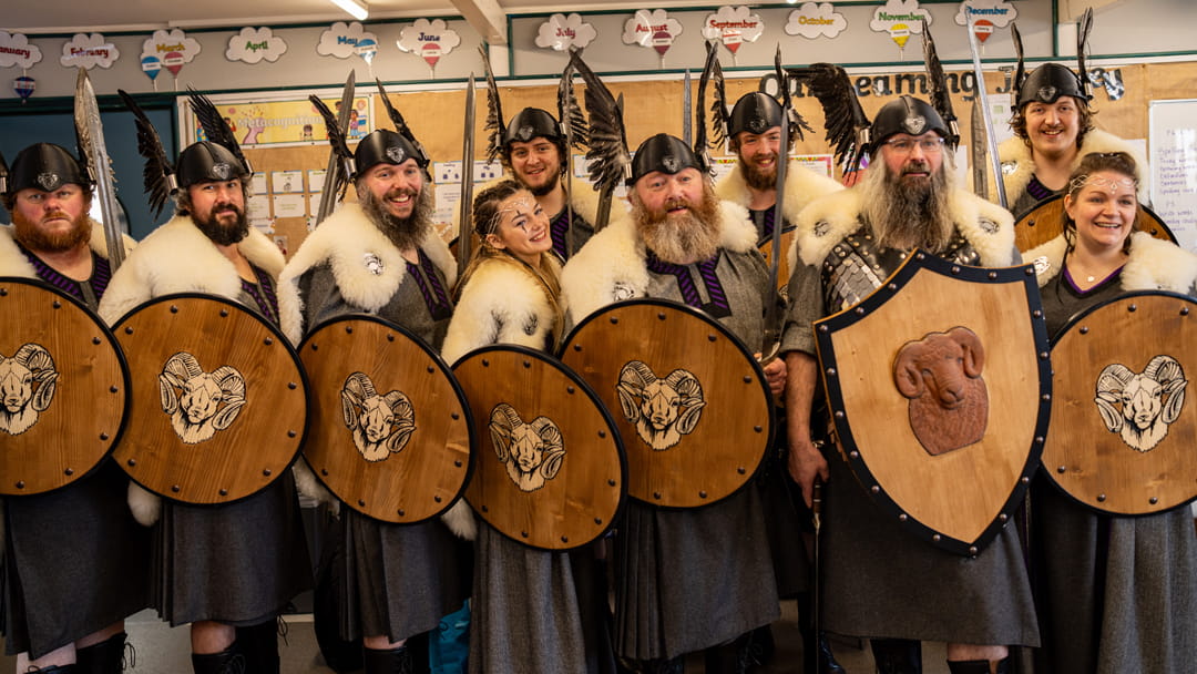 Cullivoe Up Helly Aa Jarl Squad