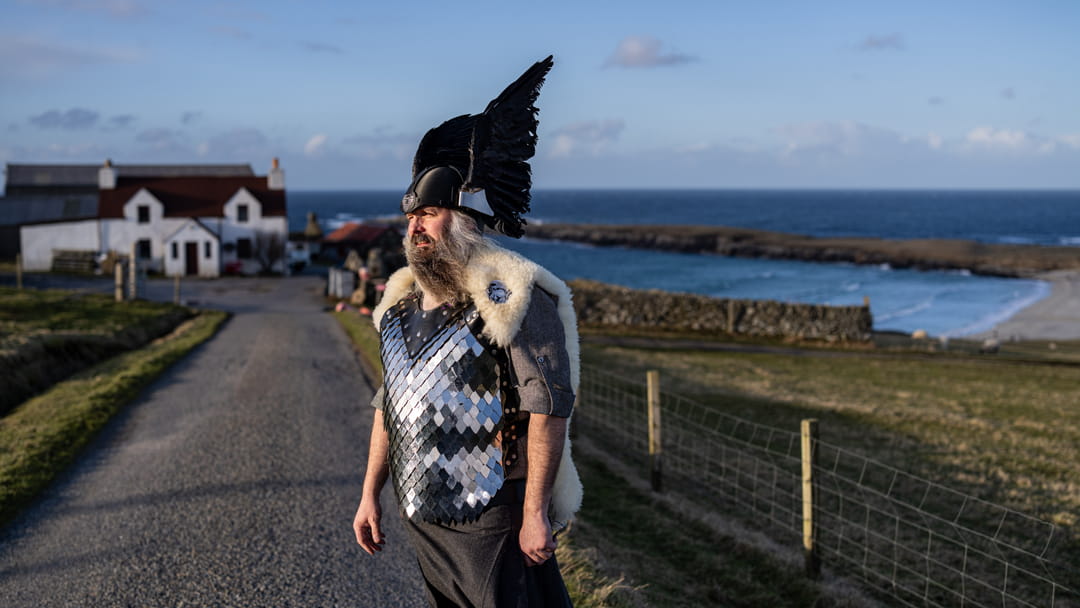 Guizer Stephen Saunders aka Sigurd den Rause Utheim