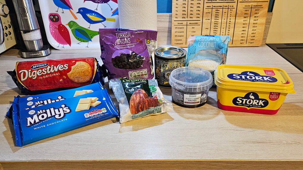 Ingredients to make Dashing White Sergeants