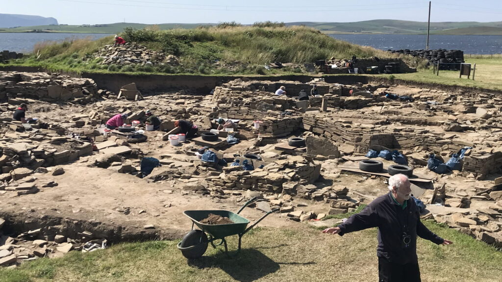 The Ness of Brodgar dig site