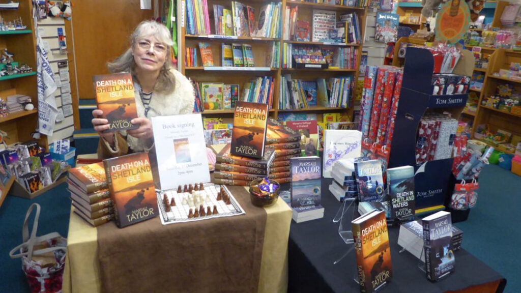 A bookshop signing