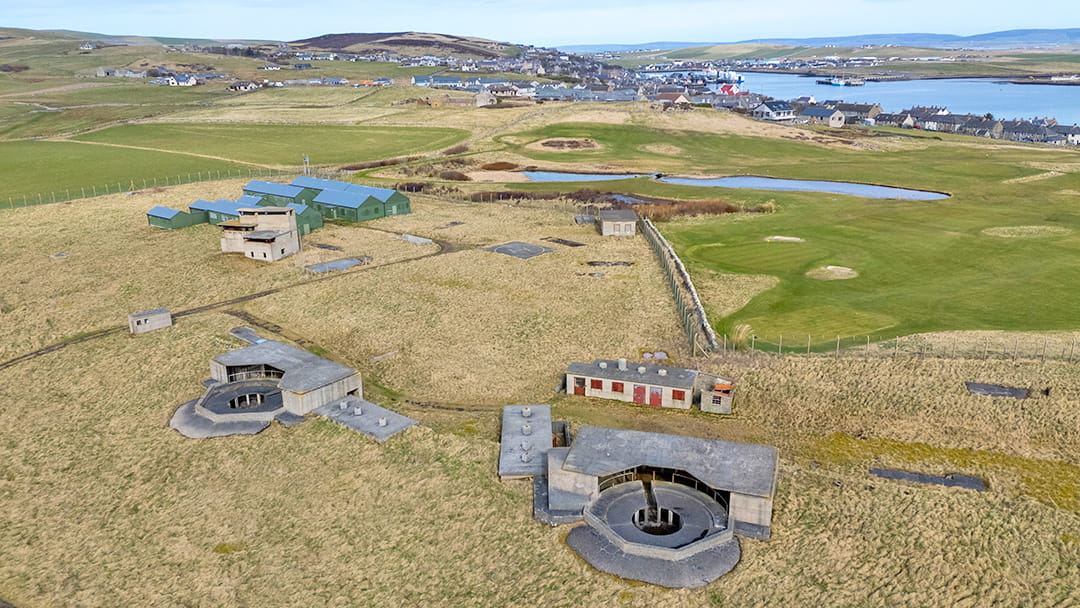 Ness Battery lies on the outskirts of Stromness