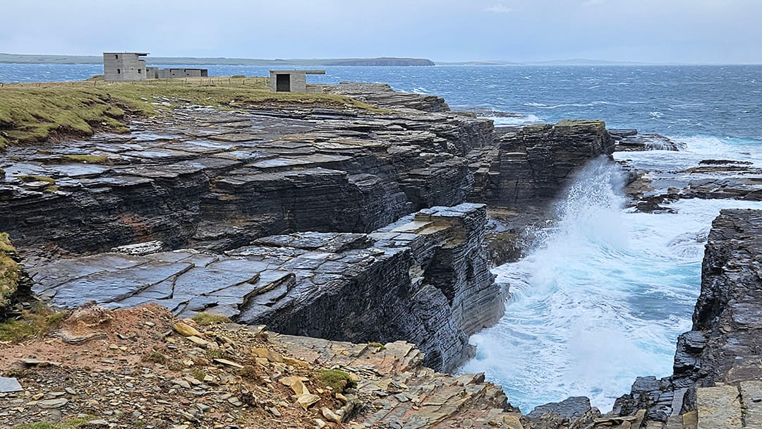 The ruins of Rerwick Battery