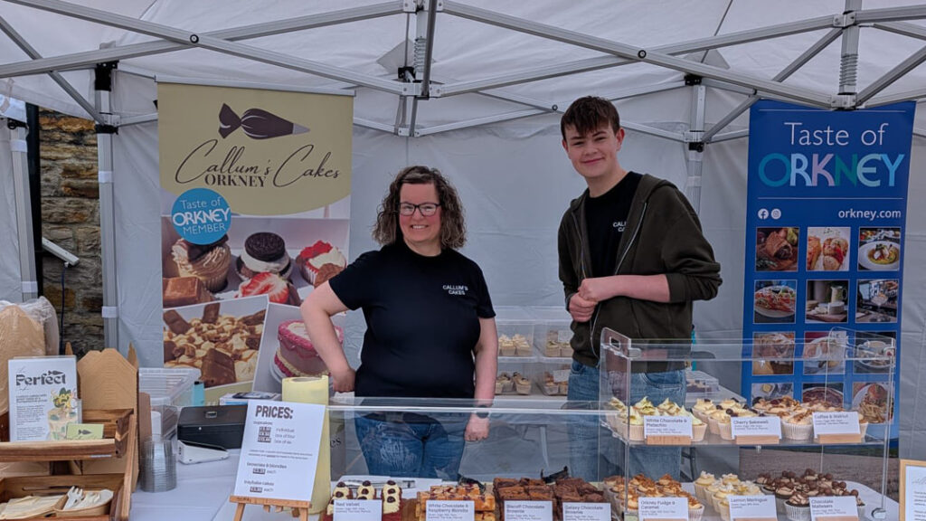 Taste of Orkney Food Market, Callums Cakes