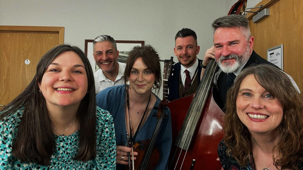 Kansa, a popular 6-piece acoustic band based in Shetland