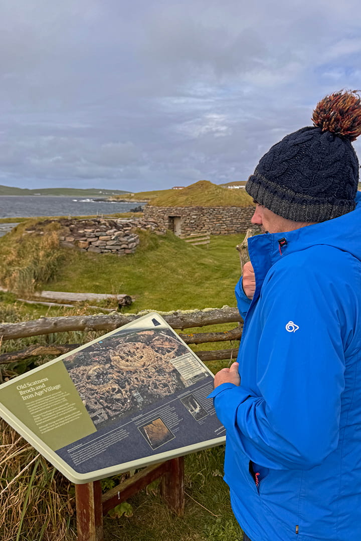 Learning about the history of Scatness