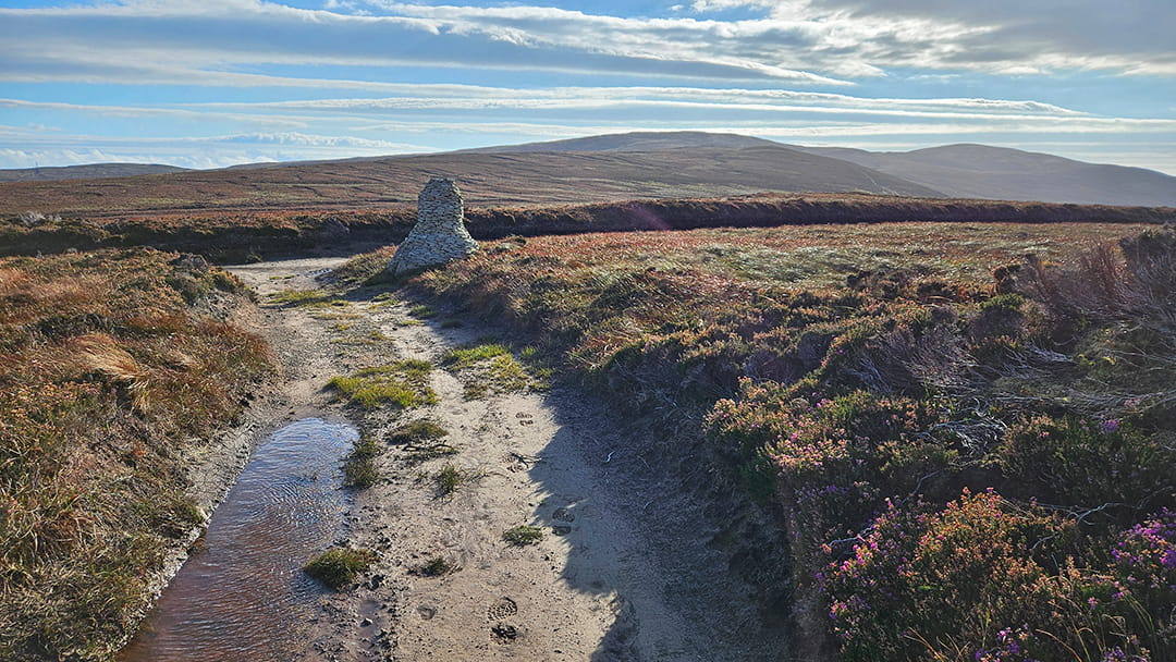 Looking towards Mid Hill from the peat banks