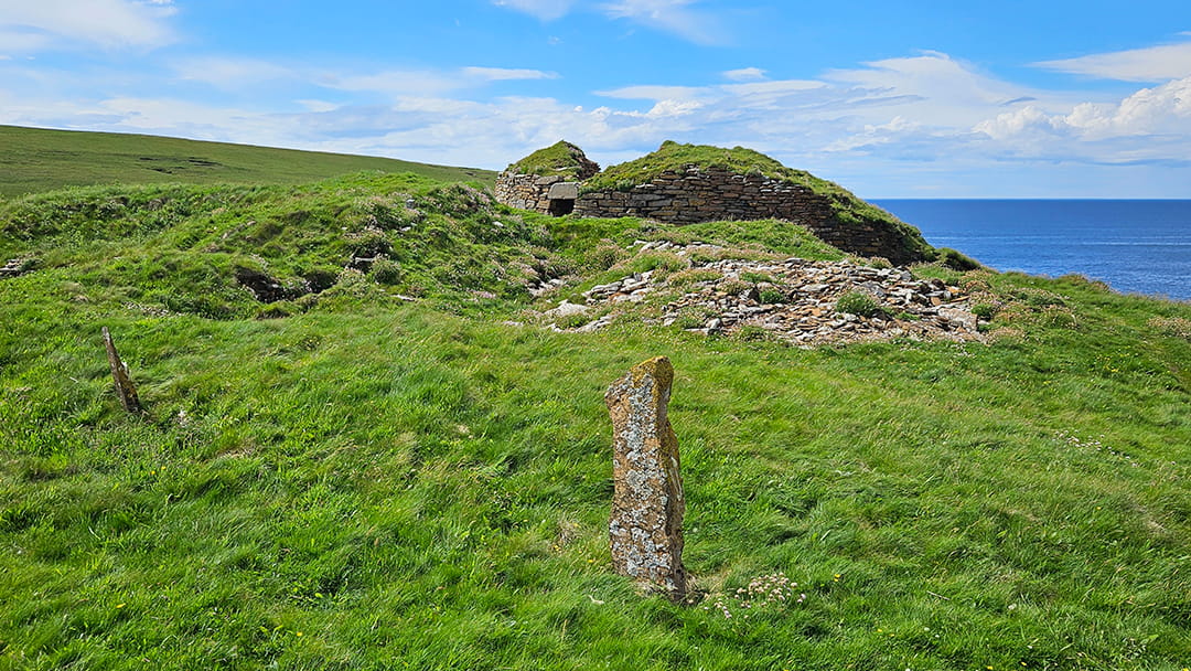 The Broch of Borwick viewed from inland