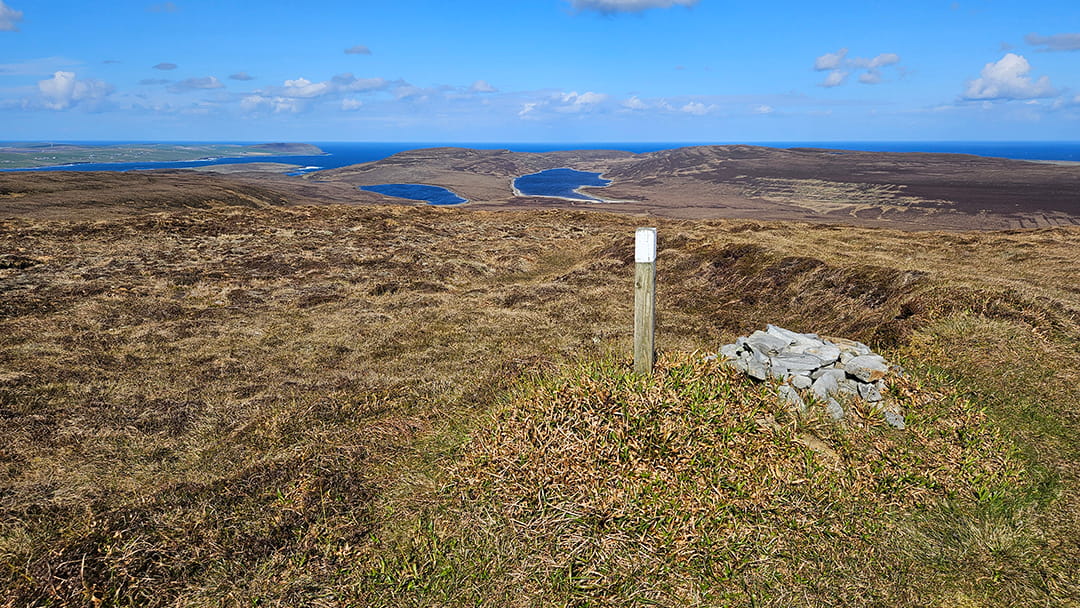 The summit of Blotchnie Fiold in Rousay