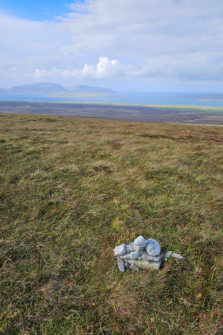 The summit of Mid Hill