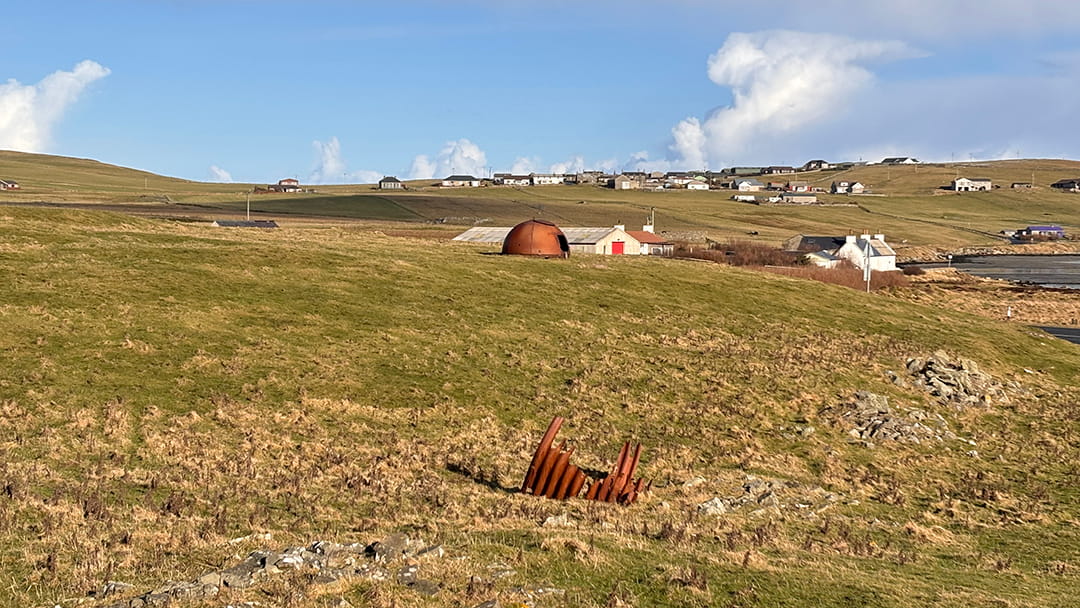 Allan Williams Turret defensive position at Sumburgh Airport