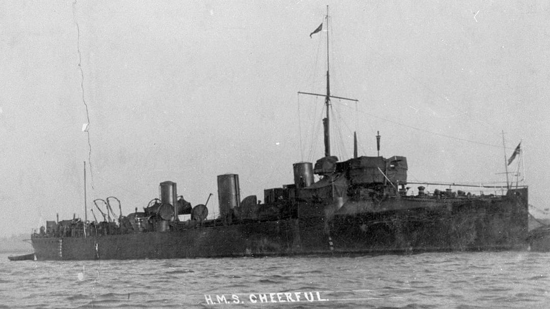 H.M.S. Cheerful destroyer ship