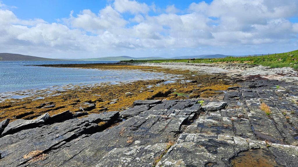 The coast of the island of Wyre