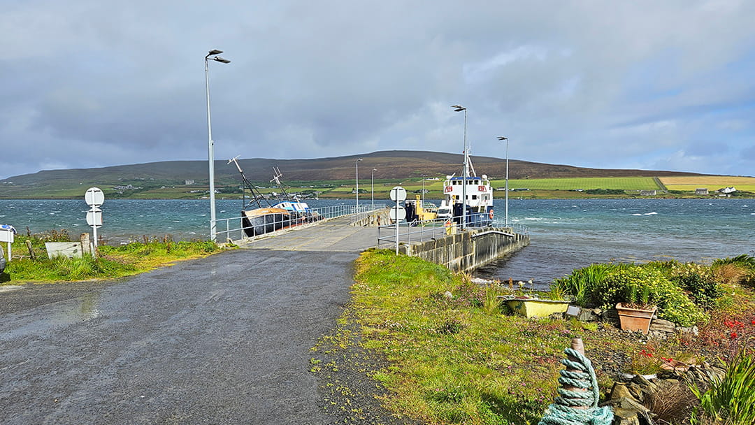 The ferry to Wyre, and Rousay and Egilsay too