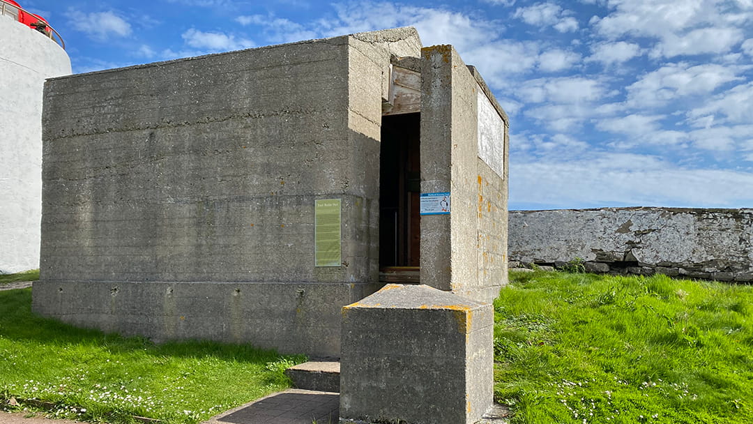 The radar hut at Sumburgh Head