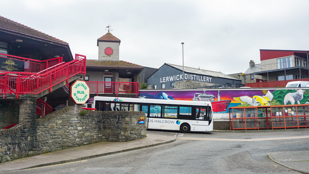 Viking Bus Station in Lerwick