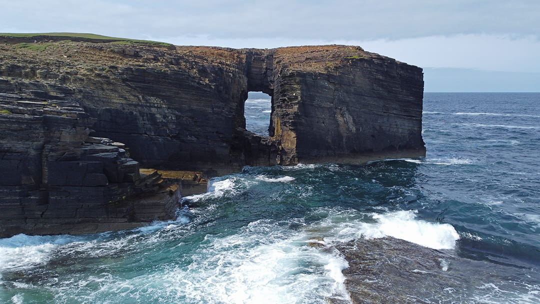 The Hole o'Rowe in Orkney