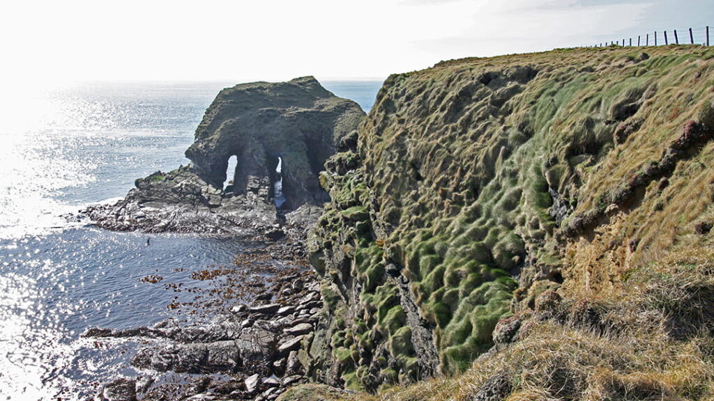The alter at Harrabrough Head in South Ronaldsay