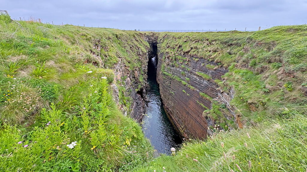 The gloup at Mull Head Nature Reserve in Deerness
