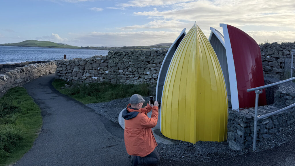 The Knab coastal path in Lerwick